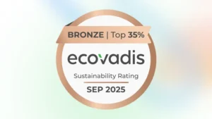 EcoVadis : une nouvelle étape franchie dans notre démarche RSE